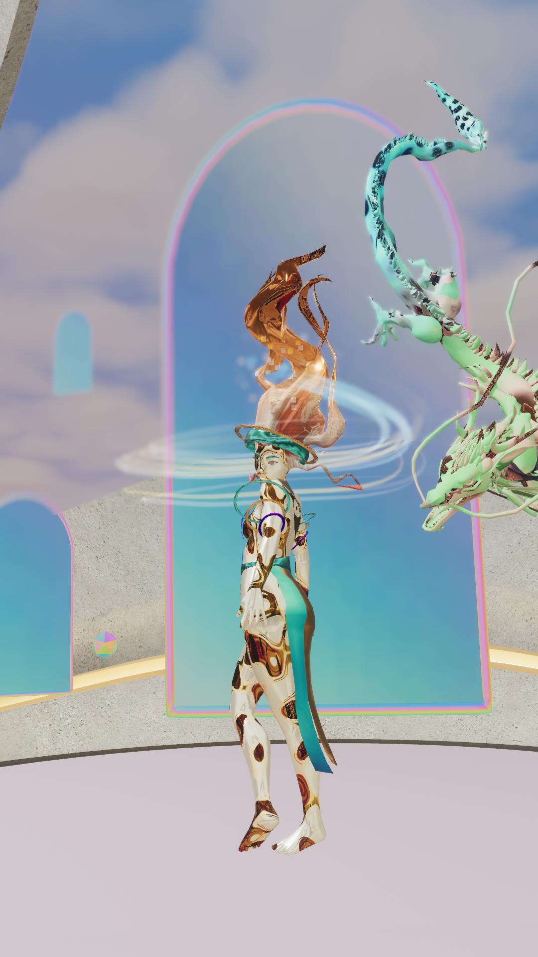 dragonkissed002 a 3D cartoon of a person for Metaverse Avatar