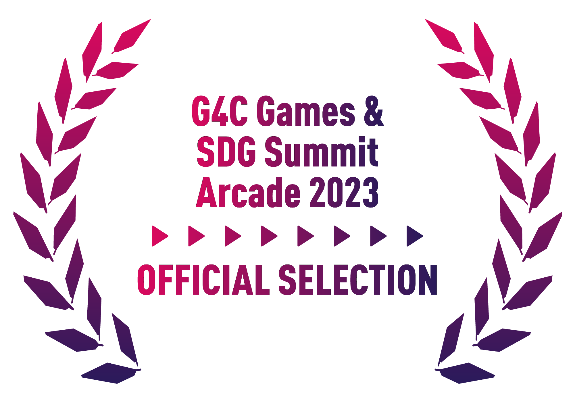Logo of the G4C Games & SDG Summit Arcade 2023